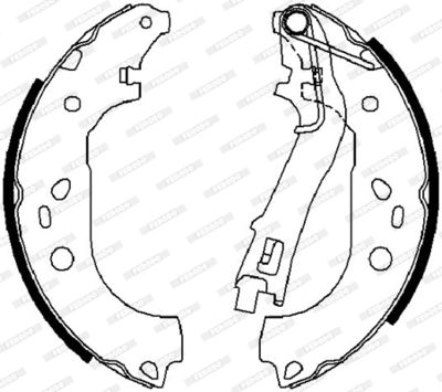 Bromsbackar, sats FERODO FSB4015