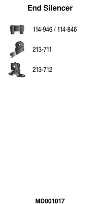 Rear muffler