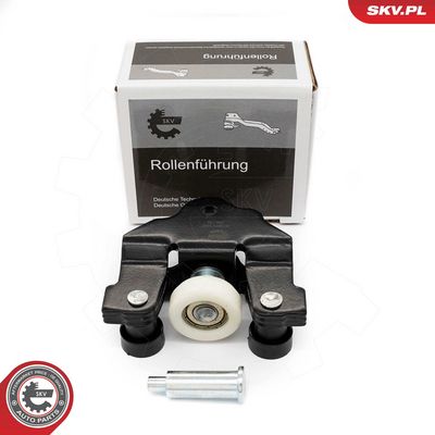 Ritinėlio kreiptuvas, atstumiamos durys