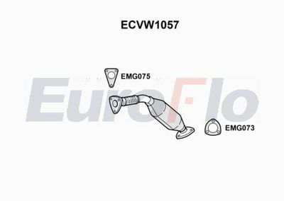 Katalizator EUROFLO 3B0254200CX