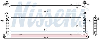 RADIATOR RACIRE MOTOR NISSENS 606915 4