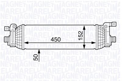 Интеркулер MAGNETI MARELLI 351319202290 для FORD FUSION