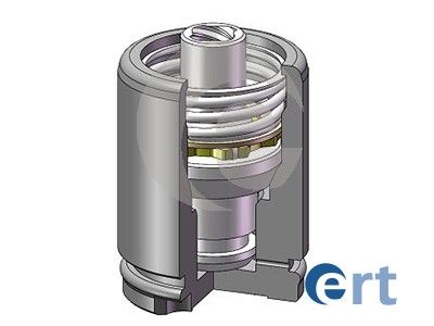 ERT 151163K Ремкомплект тормозного суппорта  для CHEVROLET  (Шевроле Волт)