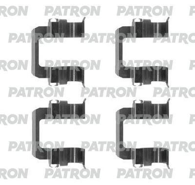 Комплектующие, колодки дискового тормоза PATRON PSRK1190 для PEUGEOT 205