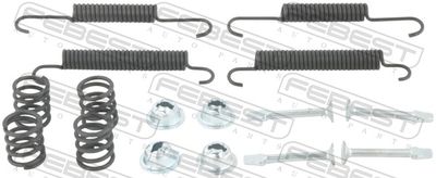 Sada příslušenství, parkovací brzdové čelisti FEBEST 1204-IX35R-KIT