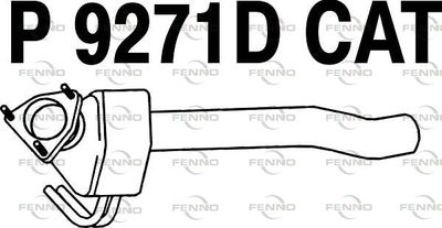 Катализатор FENNO P9271DCAT для VW TOUAREG