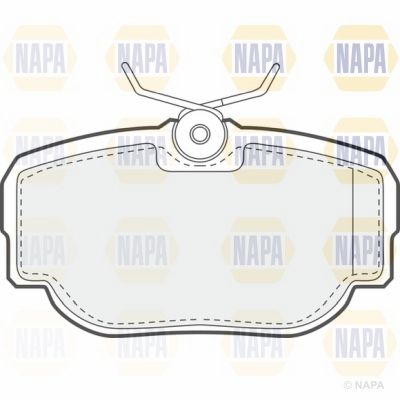 Brake Pad Set NAPA NBP1658