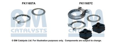 Монтажен комплект, филтър за прах/сажди BM Catalysts FK11657