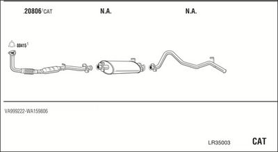 SISTEM DE ESAPAMENT WALKER LR35003