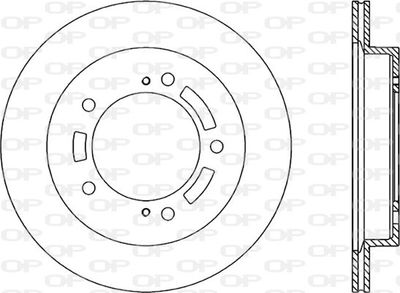 OPEN PARTS BDA1821.20 Тормозные диски  для SUZUKI VITARA Cabrio (ET, TA) 1.6 i 16V (TA02, SE416)