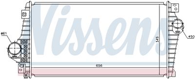 NISSENS 96399 Інтеркулер для CHEVROLET (Шевроле)