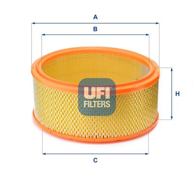 Luchtfilter past: HYDROVANE 128, 148  JOHN DEERE 4055