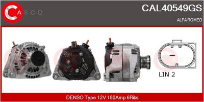 GENERATOR / ALTERNATOR CASCO CAL40549GS