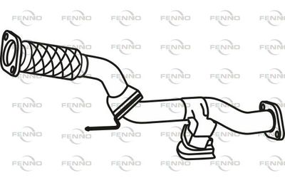 Rura wydechowa FENNO P41063