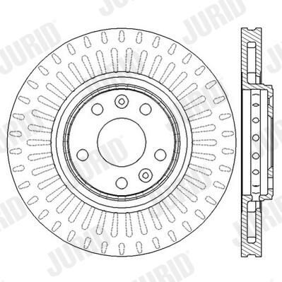 BREMSSCHEIBE JURID 562596JC 1