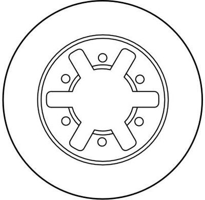 BREMSSCHEIBE TRW DF1414 1