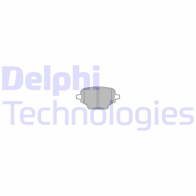 DELPHI LP3580 Тормозные колодки и сигнализаторы  для TOYOTA PROACE (Тойота Проаке)