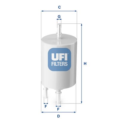 Топливный фильтр UFI 31.854.00 для VW PHAETON