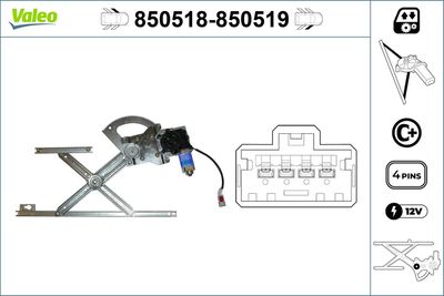 FENSTERHEBER VALEO 850518