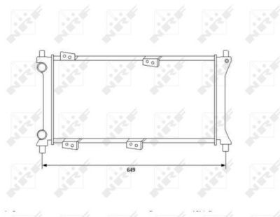 RADIATOR RACIRE MOTOR NRF 58225 5