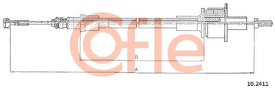 Трос, управление сцеплением COFLE 92.10.2411