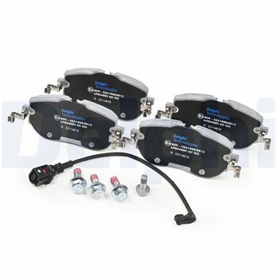 BREMSBELAGSATZ SCHEIBENBREMSE DELPHI LP5046EV 2