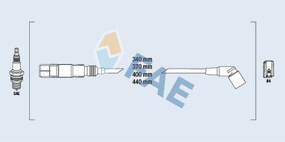 комплект запалителеи кабели FAE 85955