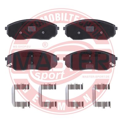 Zestaw klocków hamulcowych, hamulce tarczowe MASTER-SPORT GERMANY 13046057722N-SET-MS
