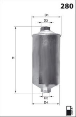 Топливный фильтр MISFAT E121 для CHEVROLET TAHOE
