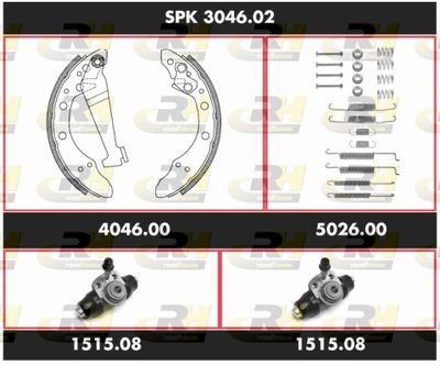 Bremsensatz, Trommelbremse