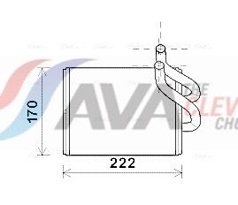 топлообменник, отопление на вътрешното пространство AVA Clever Choice KA6170