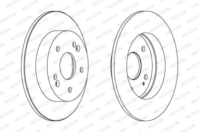 Bromsskiva FERODO DDF1483