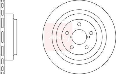 APEC Brake Disc DSK2522