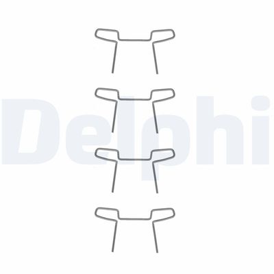 Zestaw akcesoriów, klocki hamulcowe DELPHI LX0046