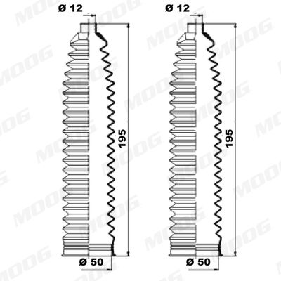 ANSAMBLU BURDUF DIRECTIE MOOG K150220 1