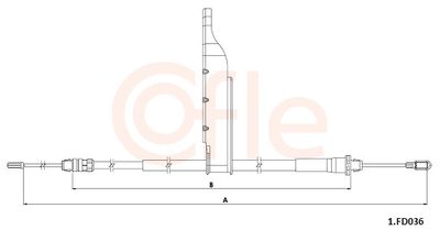 CABLU FRANA DE PARCARE