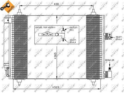 CONDENSATOR CLIMATIZARE NRF 35649 5