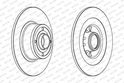 DISC FRANA FERODO DDF1443C1 1