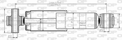OPEN PARTS SAB8647.32 Амортизаторы  для OPEL MERIVA B вэн (S10) 1.6 CDTI (75)