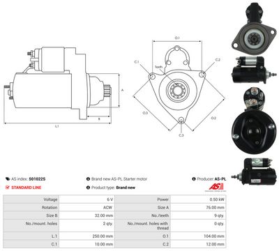 STARTER AS-PL S01022S 4