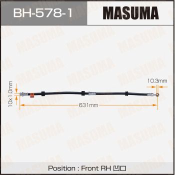 Тормозной шланг MASUMA BH-578-1 для MITSUBISHI ASX