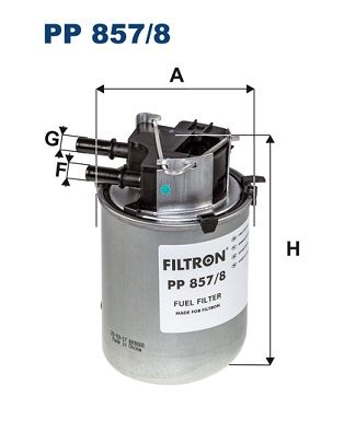 Bränslefilter FILTRON PP 857/8