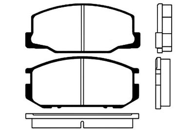 Kavo Parts Stabdžių trinkelių rinkinys, diskinis stabdys