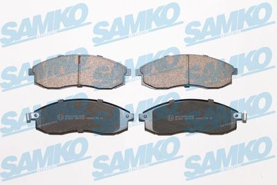 Комплект тормозных колодок, дисковый тормоз SAMKO 5SP1030 для MITSUBISHI L200