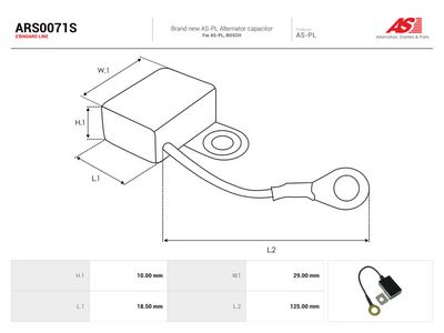 AS-PL - Sada na opravu alternátora MERCEDES-BENZ, IVECO, MAN, SCANIA, … , ARS0071S