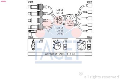 SET CABLAJ APRINDER FACET 48846