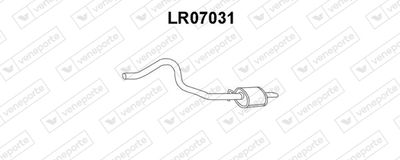 Глушитель выхлопных газов конечный VENEPORTE LR07031 для LAND ROVER DISCOVERY