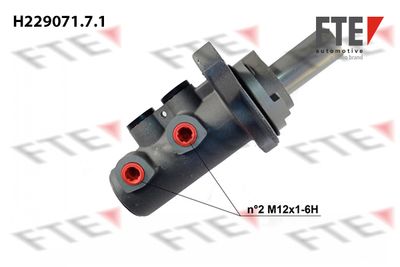 Главный тормозной цилиндр FTE H229071.7.1 для PEUGEOT 208