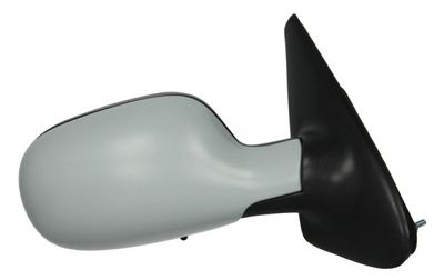Zijspiegel Rechts (elektrisch, in reliëf, met verwarming, under-coated, met temperatuursensor) past: RENAULT MEGANE I 09.99-08.03