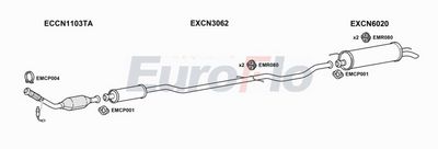 Układ wydechowy EUROFLO CNC5203001C